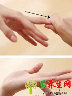 经络按摩治便秘 手指与脚底按摩图解