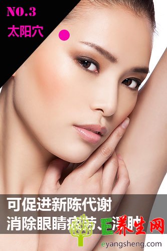 瘦脸穴位图及手法 打造小尖脸