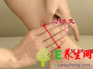 中医穴位按摩帮女人保养卵巢